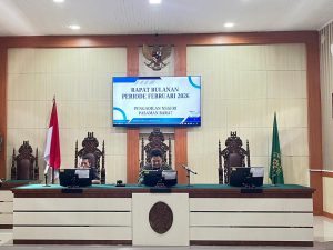 Rapat Bulanan Pengadilan Negeri Pasaman Barat